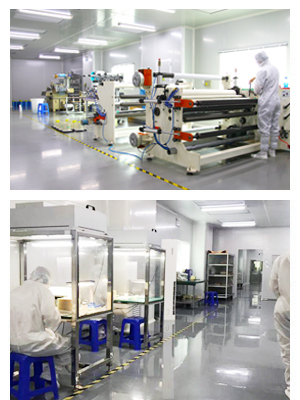 防藍光膜，防爆膜，磨砂膜，液晶保護膜定制廠家_無塵車間